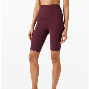 Lululemon super high rise shorts 10”